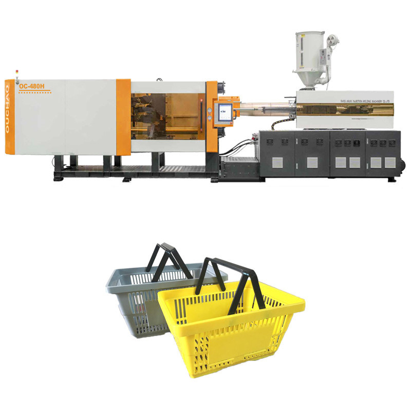 480T Plastic Durable Shopping Basket Making Injection Molding Machine