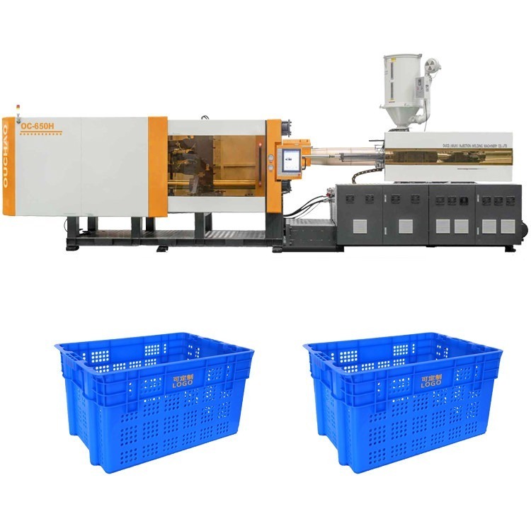 OUCO Environmental Protection And Energy Saving 650T Injection Molding Machine Specializes In Manufacturing Crates