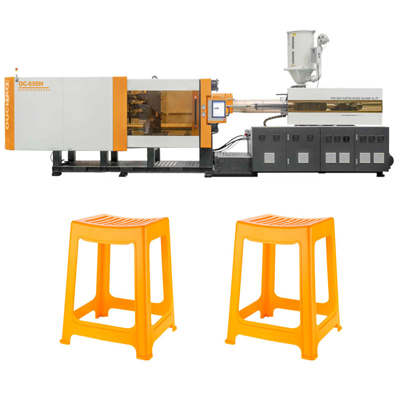 High Output Plastic High Legged Stool Making 650T Injection Molding Machine