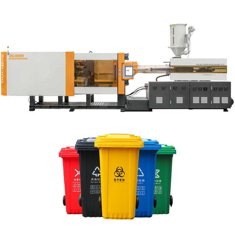 Deep Cavity Injection Molding Machine Bucket Making Type For  Industrial Outdoor Trash Can
